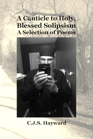 The cover for A Canticle to Holy, Blessed Solipsism.