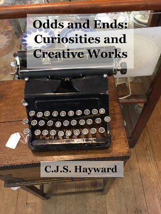 The cover for Odds and Ends, Curiosities and Creative Works.
