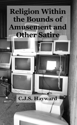 The cover for Religion Within the Bounds of Amusement: A Collection of Satire.